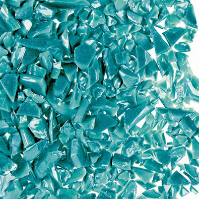 Peacock Green Frit - Opaque COE96