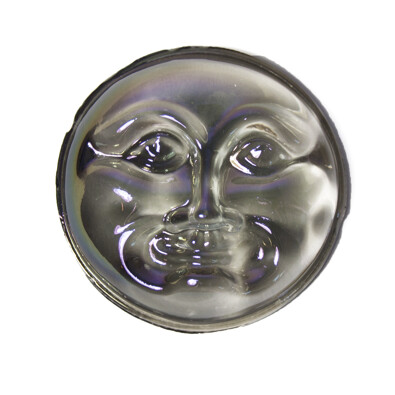 Flatback Iridescent moon face jewels