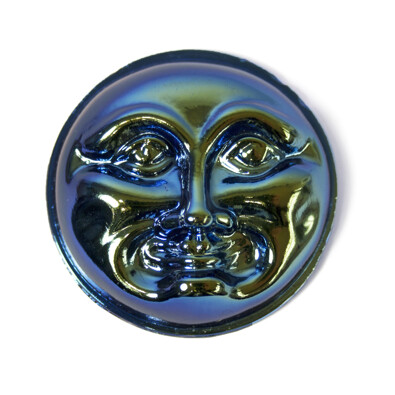 Flatback Iridescent moon face jewels