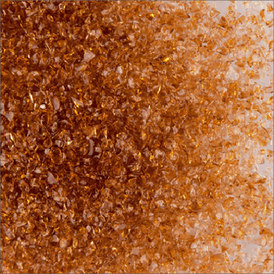Dark Amber Frit - Transparent  COE96