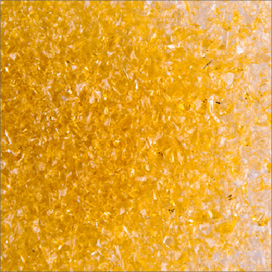 Pale Amber Frit - Transparent  COE96