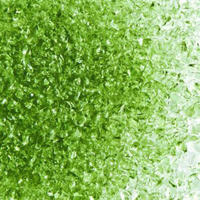 Moss Green Frit - Transparent  COE96