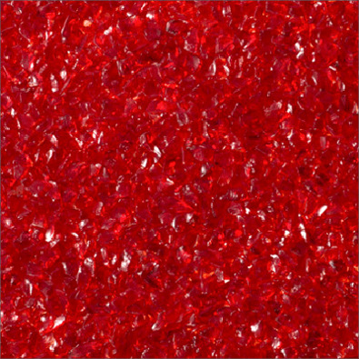 Cherry Red Frit - Transparent  COE96