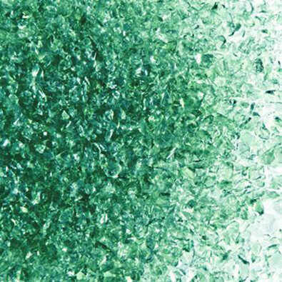 Teal Green Frit - Transparent  COE96