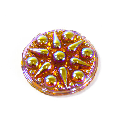 Round Sunburst Jewels Iridescent