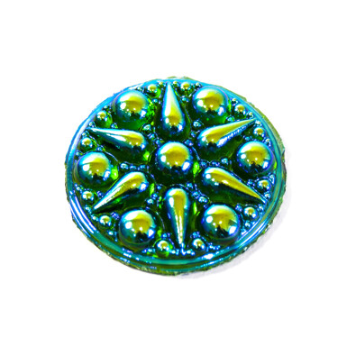 Round Sunburst Jewels Iridescent