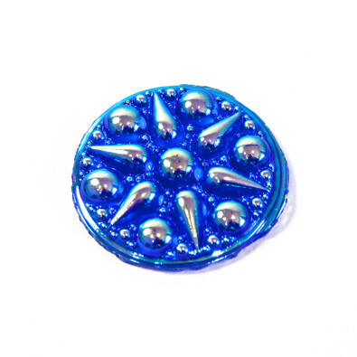Round Sunburst Jewels Iridescent