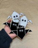 How to make a Halloween Bat or Ghost