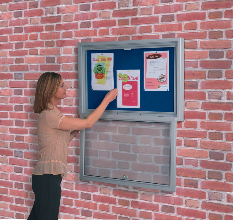 An image of Aluminium Framed Outdoor Noticeboard - Outdoor Noticeboards