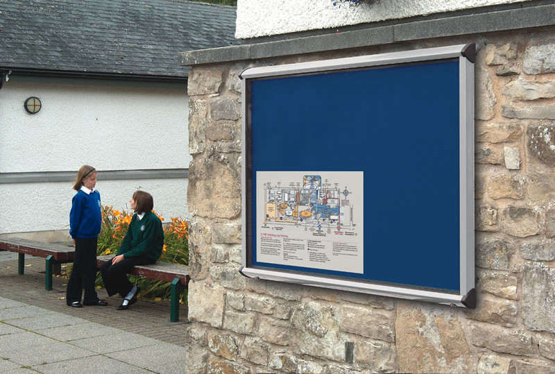 An image of Shield Lockable Outdoor Noticeboards - Outdoor Noticeboards