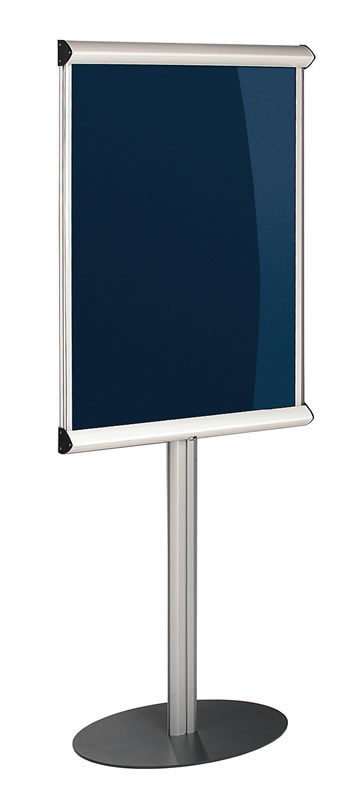 An image of Shield Freestanding Showline Lockable Noticeboard - Lockable Notic...