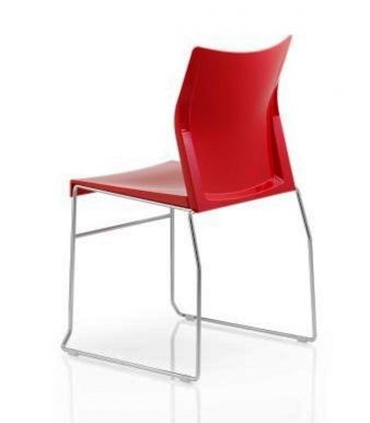 An image of Fiesta High Gloss School Chairs - School Dining Chairs