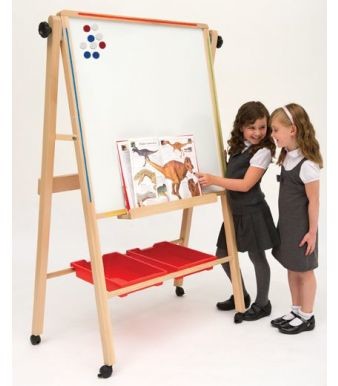 An image of Rex Wood Frame Folding Whiteboards - Easels