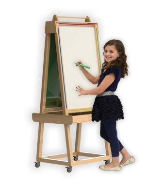 An image of PL Solid Wooden Play & Learn Centre - Easels