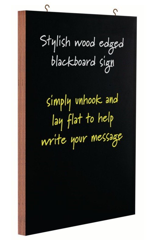 An image of Wooden Edge Blackboard Signs - Blackboards