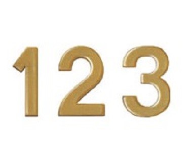 An image of Ultra Gold Numbers for Use with Ultra Letterboards - Signage