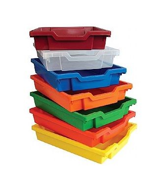 An image of Gratnells Shallow Trays - Gratnells Classroom Storage Trays