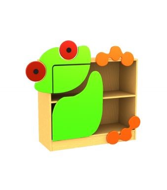 An image of Tree Frog Bookcase - Novelty Book Storage