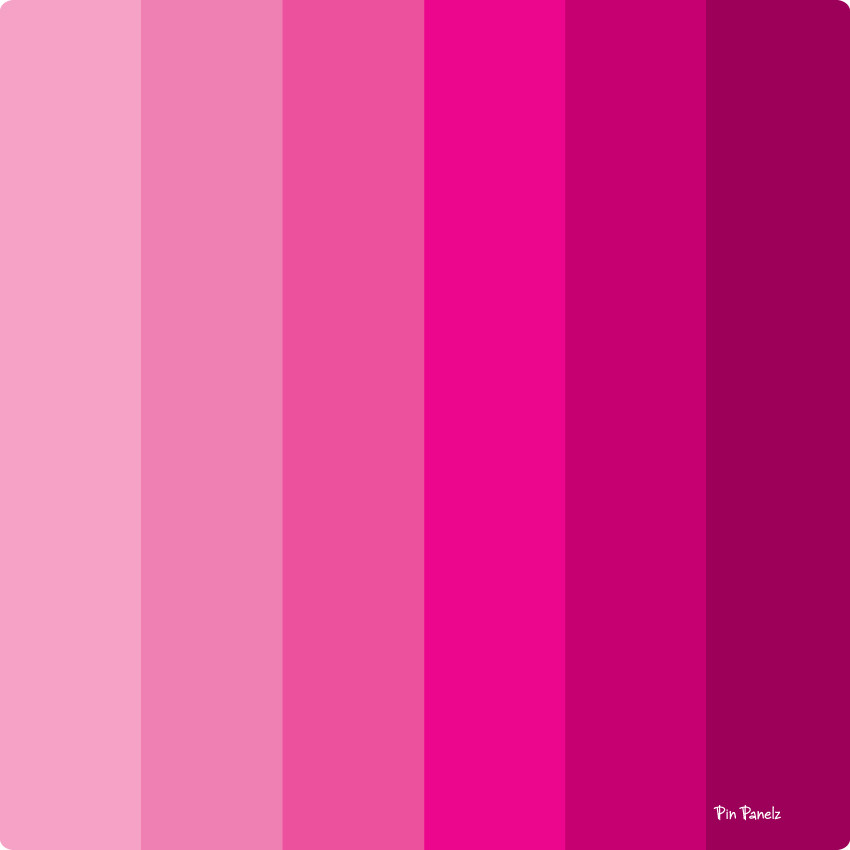 An image of Pin Panelz Shades of Pink - Shaped Noticeboards