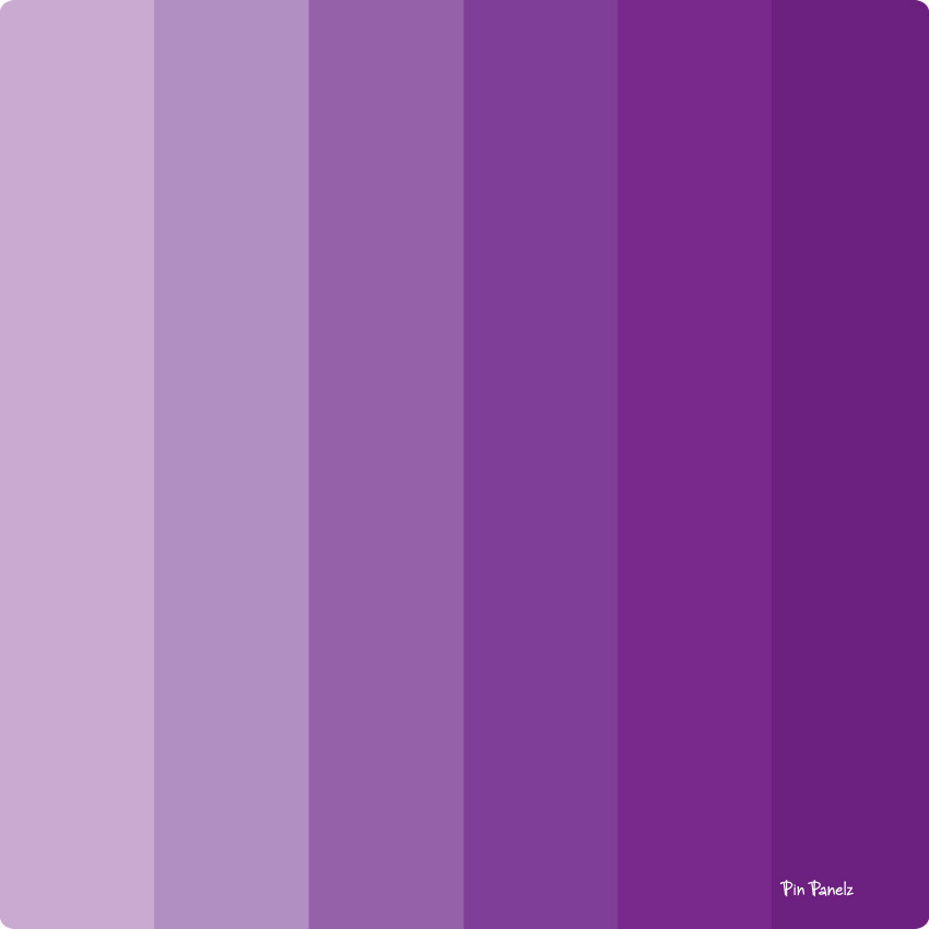 An image of Pin Panelz Shades of Purple - Shaped Noticeboards