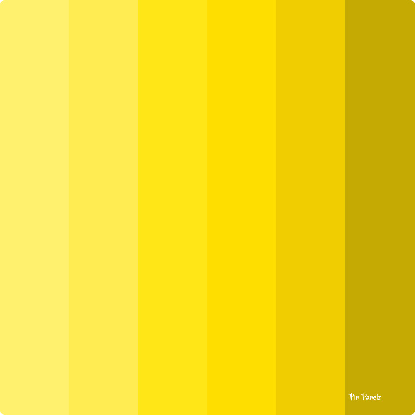 An image of Pin Panelz Shades of Yellow - Shaped Noticeboards