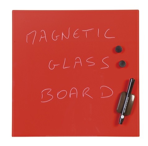 An image of Bio Square Magnetic Glass Memo Boards - Glass Boards