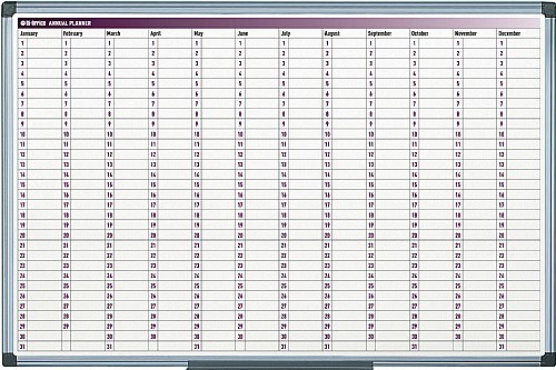 An image of Bio 365 Day Annual Planner - Printed Whiteboards