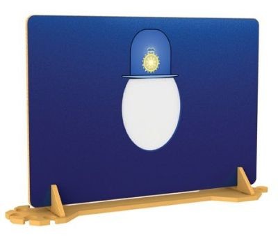 An image of Policeman Hat Mirror Divider - Room Dividers & Panels