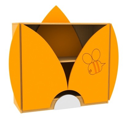 An image of Petal Bookcase - Novelty Book Storage