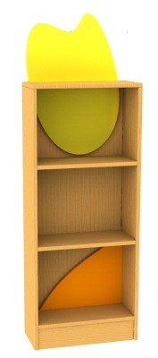 An image of Tall Flower Bookcase - Novelty Book Storage