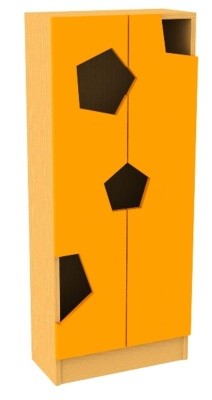 An image of Tall Honeycombe Bookcase - Novelty Book Storage