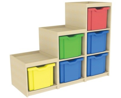 An image of Cube Full Set - Jumbo Storage Trays for Schools