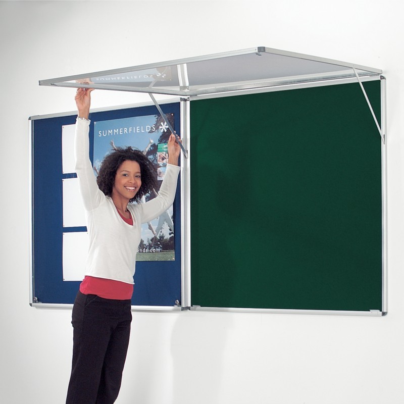 An image of Shield Fire Resistant Corridor Noticeboards - Fire Retardant Notic...