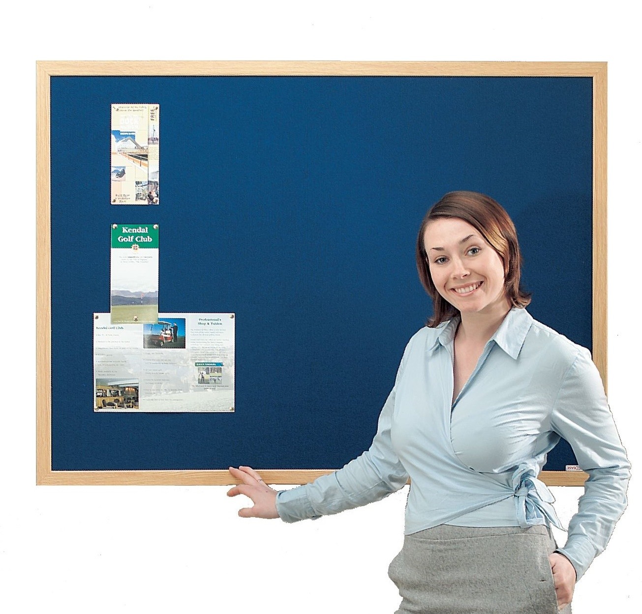 An image of Eco Wooden Frame Noticeboards - Eco Noticeboards