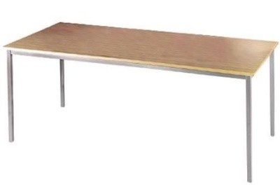 An image of Flexi Canteen Tables - Silver Frame - School Dining Tables