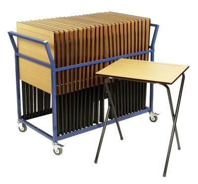 An image of 25 x Easi Exam Desks & Trolley - Exam Desks for all Educationa...