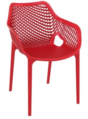 An image of Percy Poly Canteen Armchair - Plastic Chairs for Schools