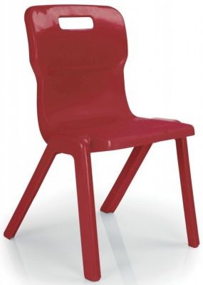 An image of Titan Single Piece Poly Chair - Plastic Chairs for Schools