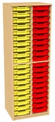 An image of Aztec Tray Storage for 40 Shallow Trays - Shallow Storage Trays fo...