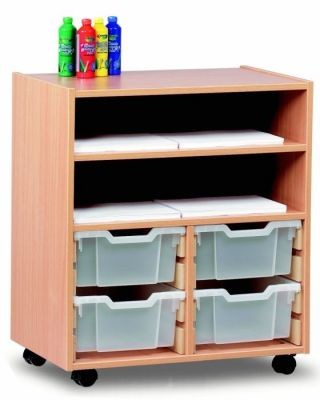 An image of Small Art Tray and Shelf Storage - Art Storage