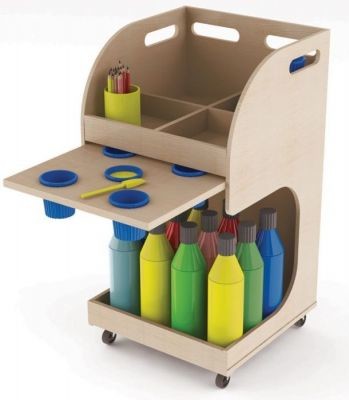 An image of Mobile Art Trolley - Art Storage