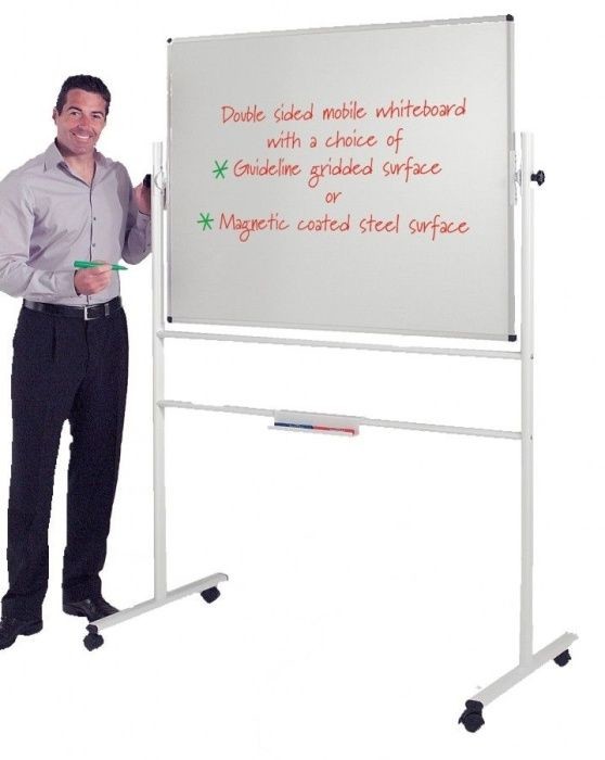 An image of Economy Revolving Whiteboard - Whiteboards