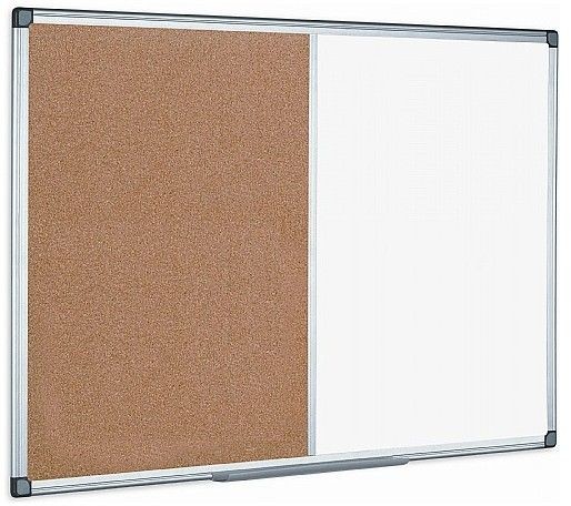 An image of BS Combination Whiteboard & Corkboard - Whiteboards