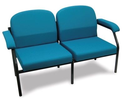 An image of Samson Heavy Duty Two Seater Sofa - Reception Area Seating