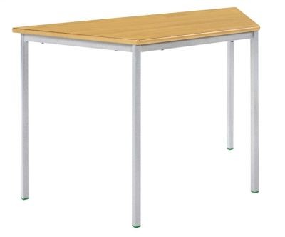 An image of MS Trapezoidal Fully Welded Classroom Tables - Fully Welded Tables