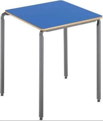 An image of MS Crush Bent Square Classroom Table - Crush Bent Tables