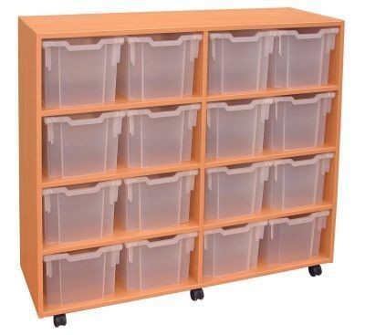 An image of Jumbo Tray Storage Unit - Jumbo Storage Trays for Schools