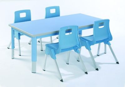 An image of Start Right Height Adjustable Rectangular Tables - Height Adjustab...