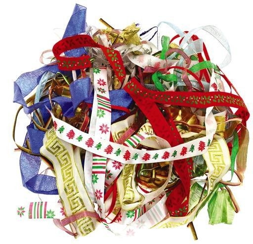 An image of Metallic Festive Ribbon