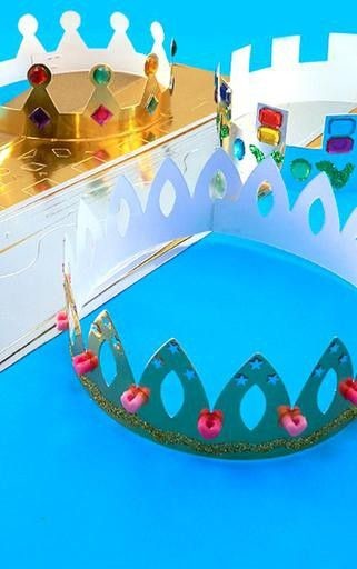 An image of Make Your Own Crowns - Metallic